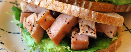 マリネ風ハムサンドの簡単サンドイッチレシピ